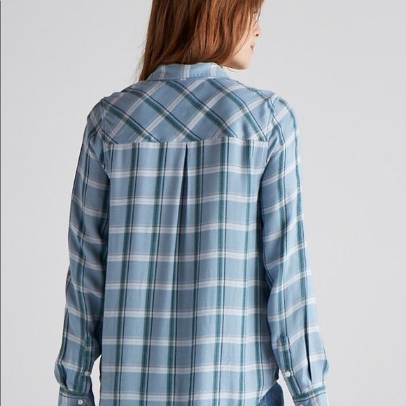 NWT - Women’s Lucky Brand Plaid Button Down Shirt - Picture 9 of 10